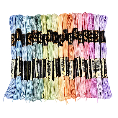 Polyester Embroidery Threads OCOR-WH20074-13B-02C-1