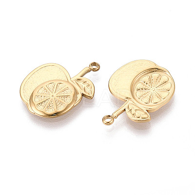 304 Stainless Steel Pendants STAS-T065-73G-1