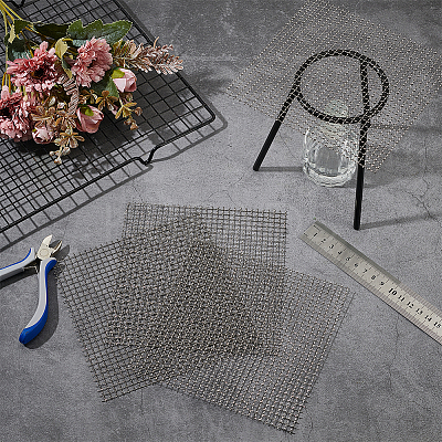 304 Stainless Steel Aquatic Plant Repellent Sheet AJEW-WH0248-606-1