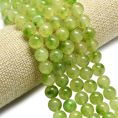 Natural Malaysia Jade Beads Strands G-L645-C01-10mm-31-1