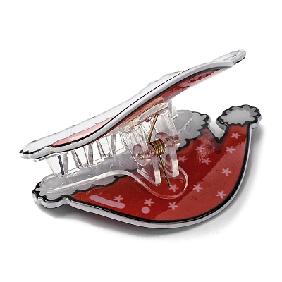 Christmas Claw Plastic Claw Hair Clips LS-PHAR-K006-01B-1