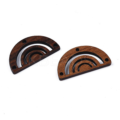 Natural Walnut Wood Chandelier Components Links LS-X-WOOD-N011-001-1