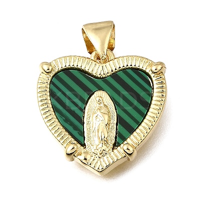 Brass Acrylic Pendants KK-G602-04A-02-1