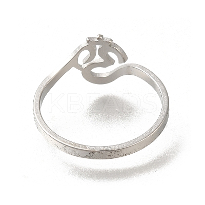 304 Stainless Steel Rings for Women RJEW-S238-09P-1
