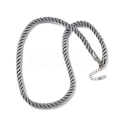 5MM Nylon Twisted Cord Necklace Making FIND-G096-01P-28-1