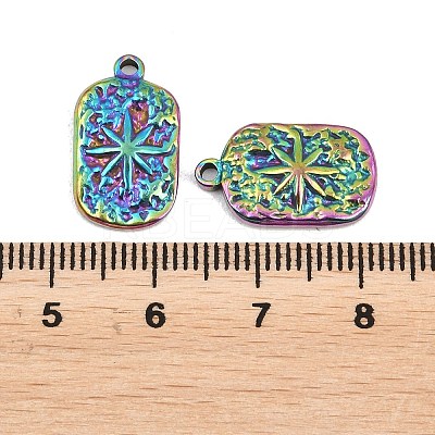 Ion Plating(IP) 304 Stainless Steel Pendants STAS-F287-11M-1