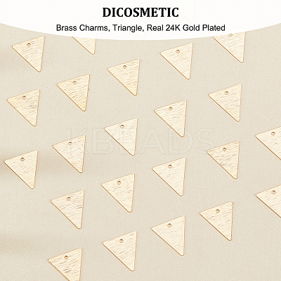 40Pcs Brass Charms KK-DC0002-40-1