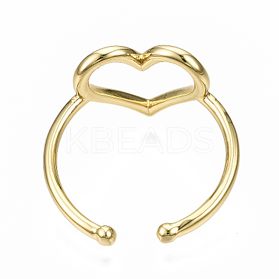 Brass Cuff Rings LS-RJEW-N035-040-NF-1