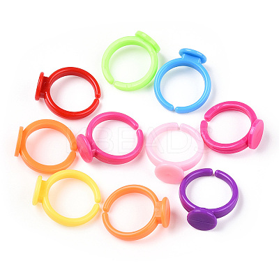 Cuff Colorful Acrylic Ring Components SACR-R740-M-1