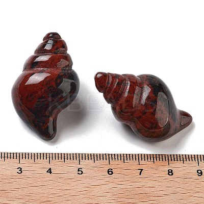 Natural Mahogany Obsidian Carved Figurines DJEW-L023-H10-1
