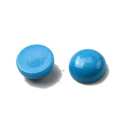 Synthetic Turquoise Cabochons G-C070-02C-1