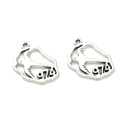 Tibetan Style Alloy Pendants FIND-H053-06AS-1