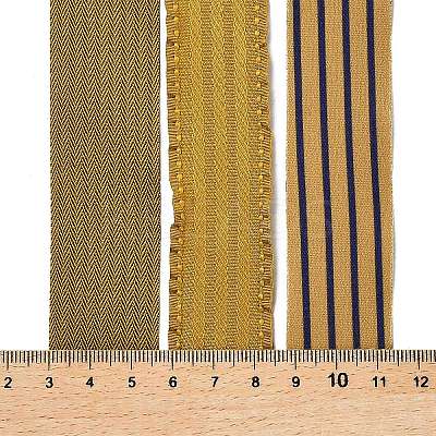 9 Yards 3 Styles Polyester Ribbon SRIB-A014-J03-1