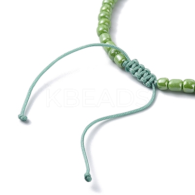 6Pcs 6 Colors Glass Seed Bead Bracelets BJEW-JB09991-1