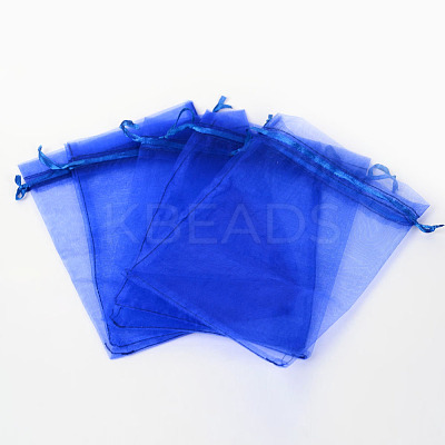 Organza Gift Bags with Drawstring OP-R016-13x18cm-10-1