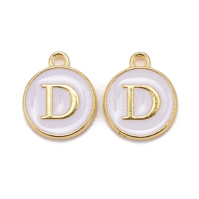 Golden Plated Alloy Charms X-ENAM-S118-01D-1