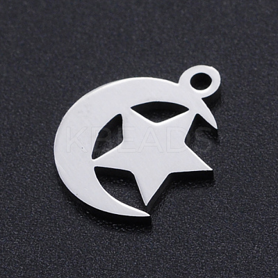 Non-Tarnish 201 Stainless Steel Laser Cut Charms STAS-S105-T913-1-1