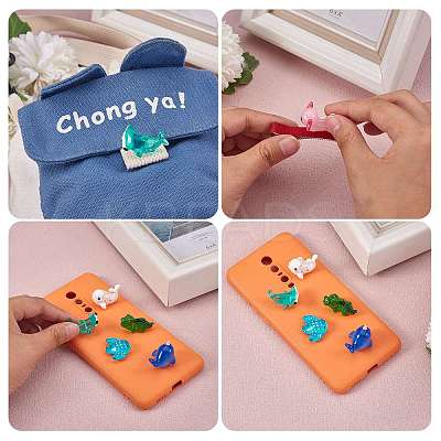 26Pcs 13 Style Transparent Resin Cabochons RESI-SZ0002-71-1
