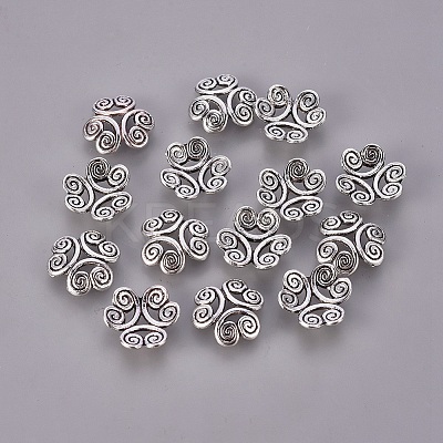 Tibetan Style Bead Caps LS-EA483Y-NF-1
