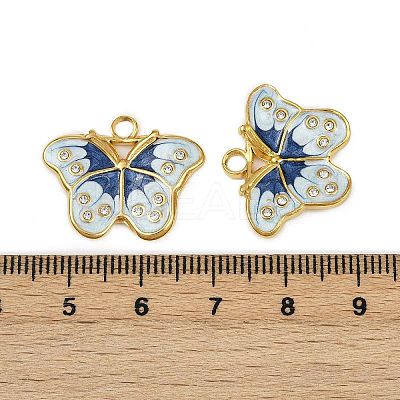 304 Stainless Steel Enamel Pendants STAS-L290-22G-1