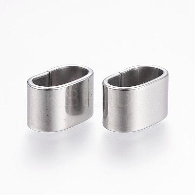 Tarnish Resistant 201 Stainless Steel Slide Charm STAS-P127-11P-1