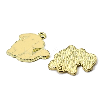 Alloy Enamel Pendants FIND-I064-04G-01-1