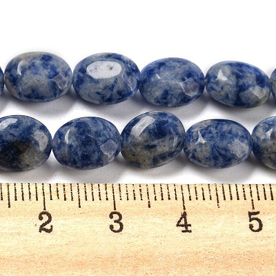 Natural Blue Spot Jasper Beads Strands G-M420-D08-01-1