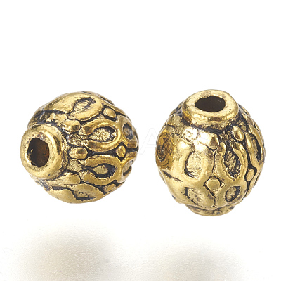 Tibetan Style Alloy Beads X-GLF0814Y-NF-1
