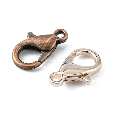 120Pcs 6 Color Zinc Alloy Lobster Claw Clasps DIY-FS0003-42-1