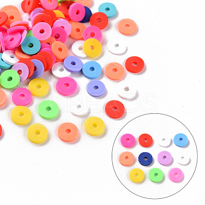 Handmade Polymer Clay Beads X-CLAY-T019-01A-1