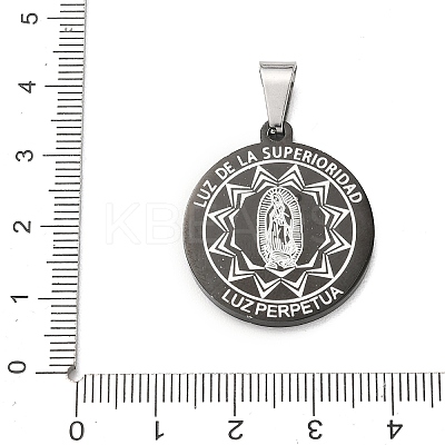 Religion 304 Stainless Steel Pendants STAS-H264-02EBP-1