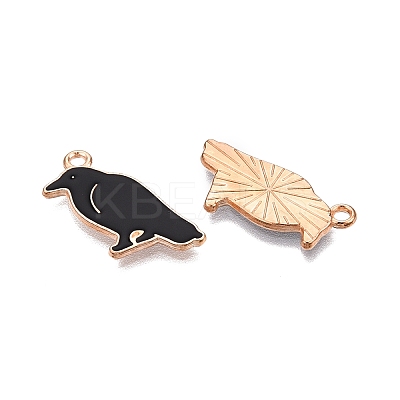 Halloween Theme Alloy Enamel Pendants PALLOY-N176-45-RS-1