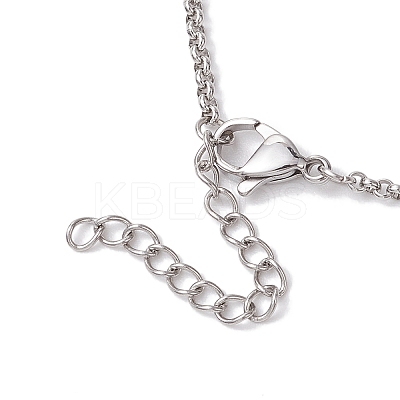304 Stainless Steel Slider Necklace Makings AJEW-JB01274-02-1
