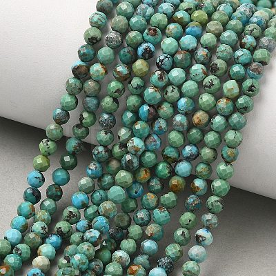 Natural HuBei Turquoise Beads Strands G-P629-A04-03-1
