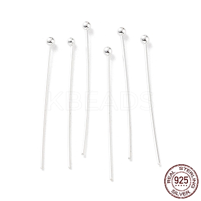 925 Sterling Silver Ball Head Pins STER-M117-05A-S-1