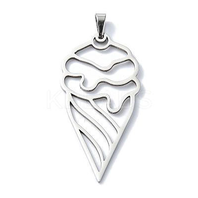 Non-Tarnish 304 Stainless Steel Pendants STAS-C097-15P-1