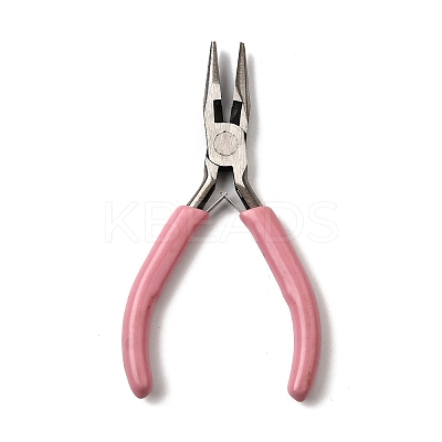 Iron Flat Nose Pliers with Plastic Handles TOOL-XCP0002-17-1