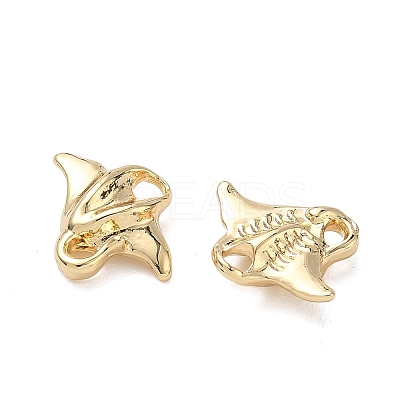Alloy Fish Links Connector Charms FIND-K025-07G-1