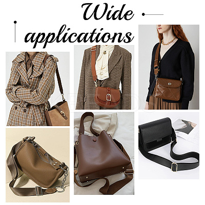 Imitation Leather Adjustable Wide Bag Handles FIND-WH0126-323D-1