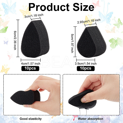 20Pcs 2 Style Painting Sponge TOOL-OC0001-66-1