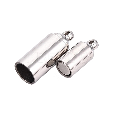 304 Stainless Steel Magnetic Clasps STAS-N127-02B-P-1