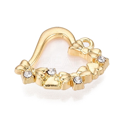 Alloy Rhinestone Pendants PALLOY-N176-50KCG-1