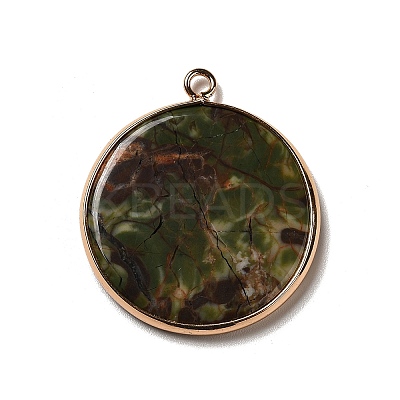 Natural Kambaba Jasper Pendants G-A213-01G-10-1