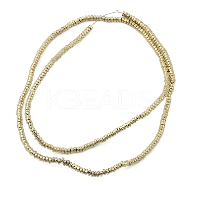 Electroplated Synthetic Non-magnetic Hematite Beads Strands G-H327-H01-01E-1