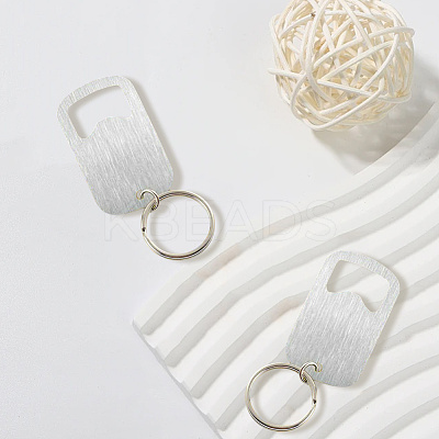 Stainless Steel Keychains AJEW-WH20077-035A-P-1