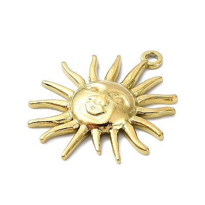 Ion Plating(IP) 304 Stainless Steel Pendants STAS-B058-29G-02-1
