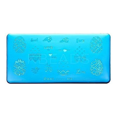 Stainless Steel Nail Art Stamping Plates MRMJ-Q068-010-1