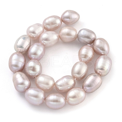 Natural Cultured Freshwater Pearl Beads Strands PEAR-P062-10B-1