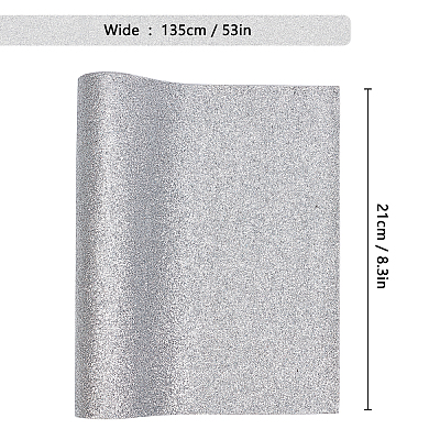 Sparkle PU Leather Fabric AJEW-GF0001-53E-1