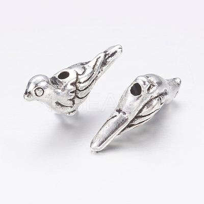 Tibetan Style Alloy Beads X-TIBEP-GC186-AS-RS-1